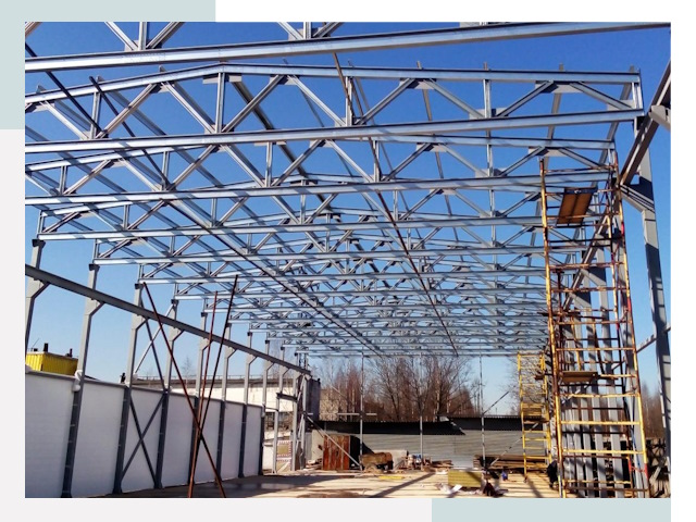 Строительство цехов в Нижнекамск от 608 руб. под ключ