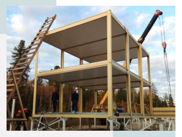 Строительство модульных здания Нижнекамск