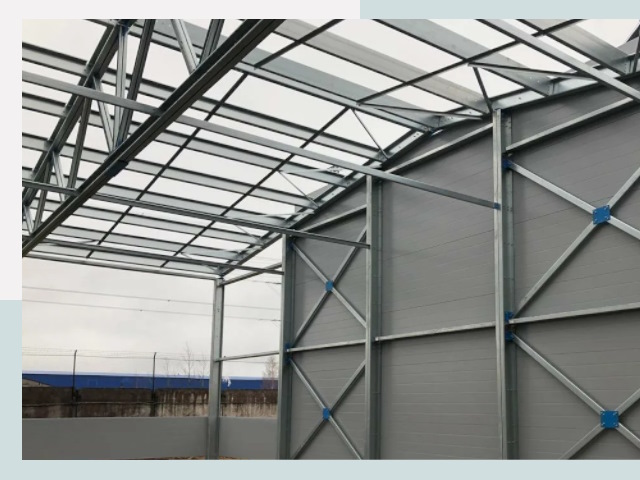 Каркасные ангары от СтальСтрой-Нжм по цене от 608 руб.