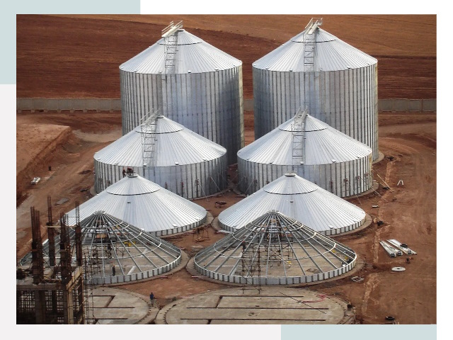 Строительство зерновых силосов в Нижнекамске