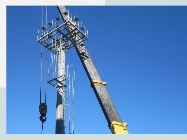 Монтаж осветительных мачт в Нижнекамск от 608 руб.