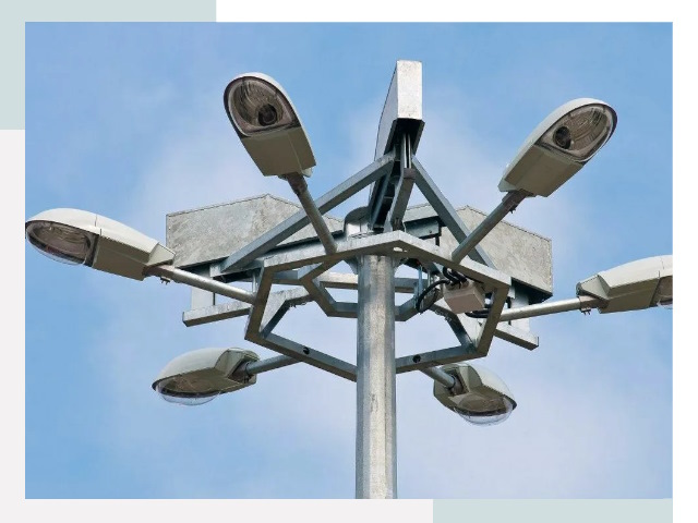 Монтаж осветительных мачт в Нижнекамске