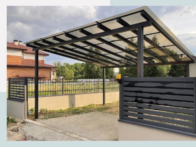 Металлические навесы в Нижнекамск от 608 руб. за м²