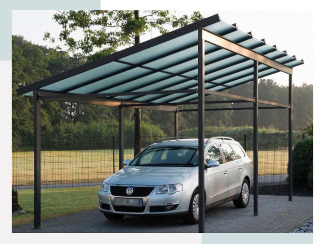 Навесы для автомобилей в Нижнекамске