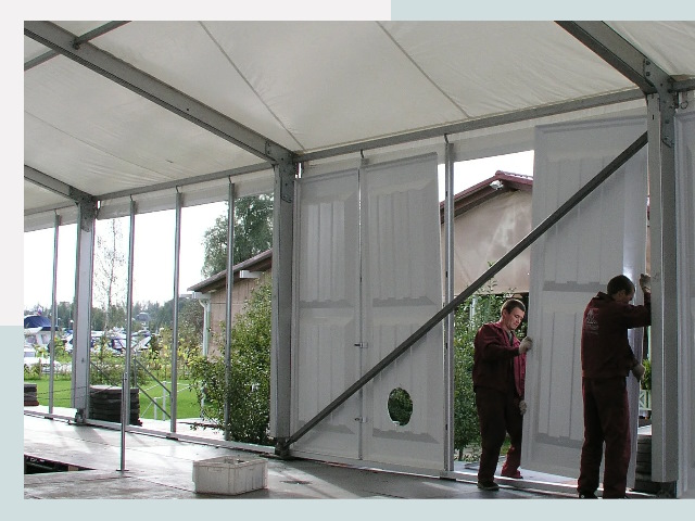 Быстро сборные шатры в Нижнекамск от 608 руб. за м²